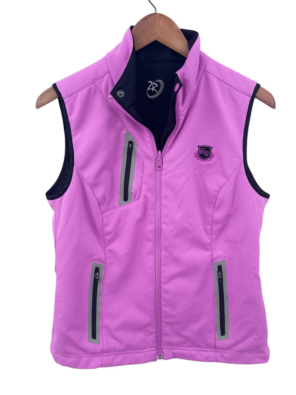 ZERO RESTRICTION Vest Full Zip Softshell Pockets Golf Jacket